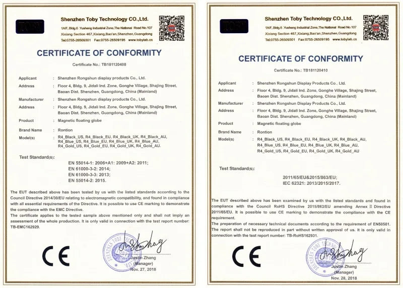 Floating Magnetic Globe